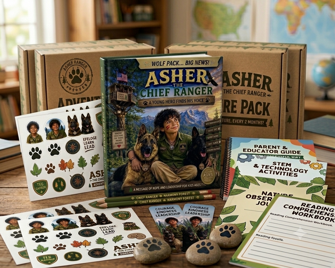 Asher the Chief Ranger Homeschool Adventure Kit