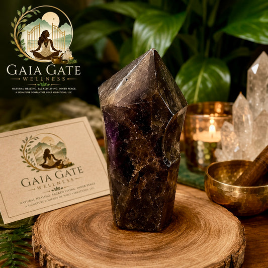 Gaia Gate Wellness | Congolese Chevron Amethyst Generator Points | Third Eye & Crown Chakra
Clarity • Intuition • Spiritual Awareness • Inner Peace