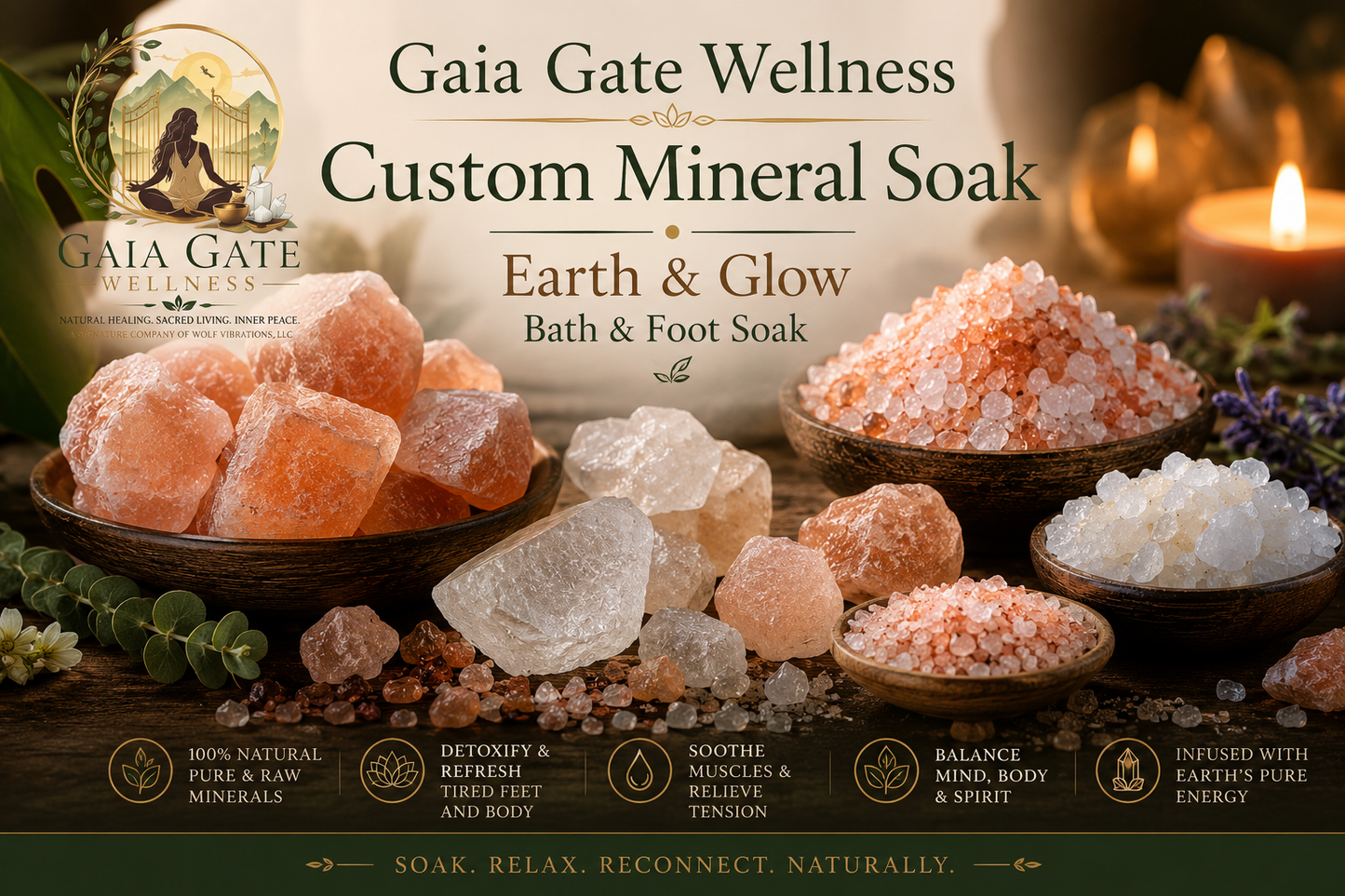 Gaia Gate Wellness | Custom Earth & Glow Natural Minerals