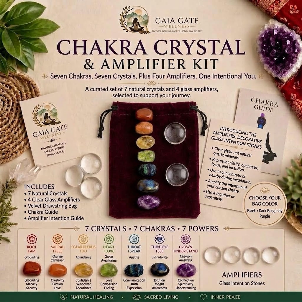 Chakra Crystal Kit | Seven Chakras, Seven Crystals, One You