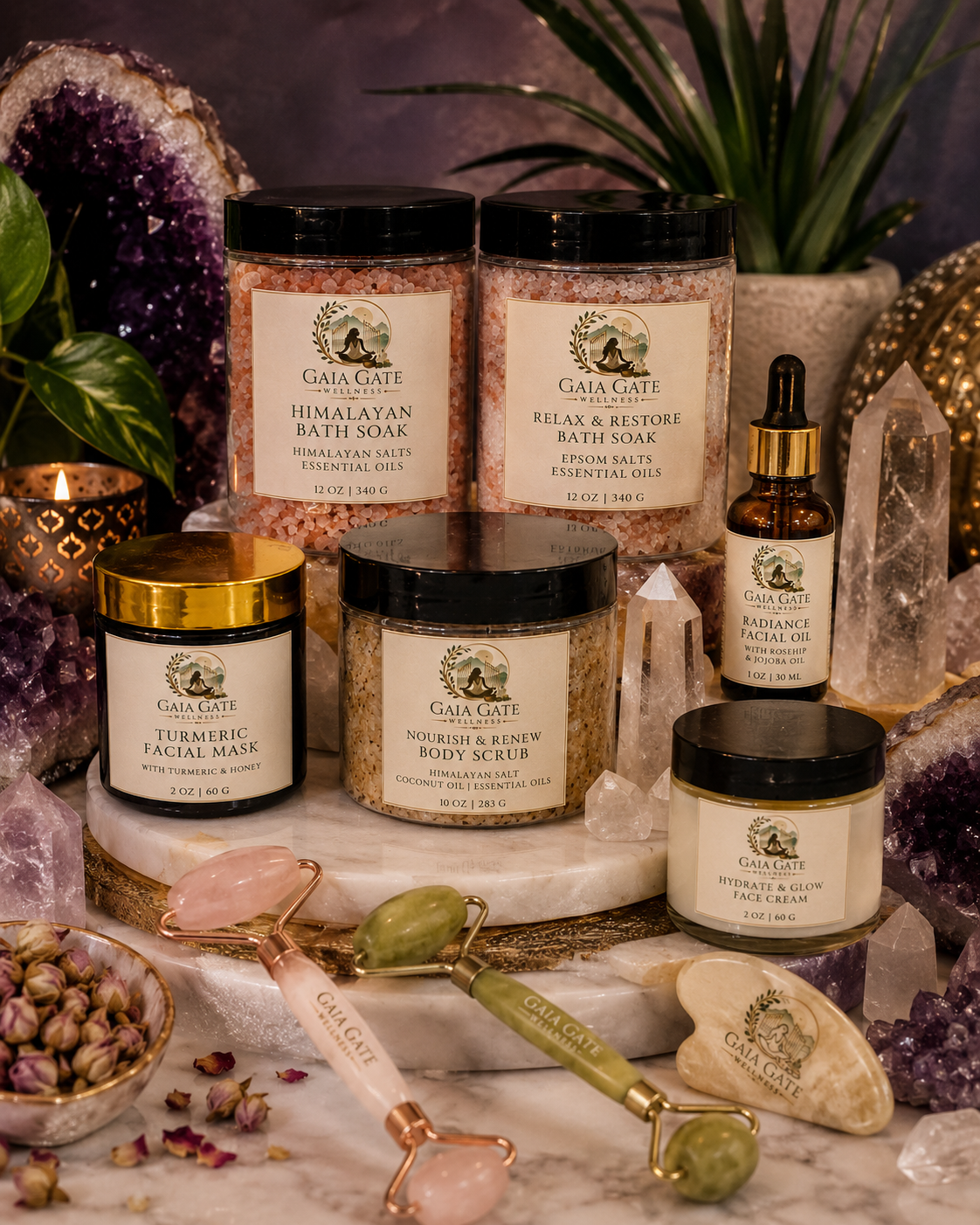 Gaia Gate Wellness  | Custom  Earth & Glow Natural Minerals
