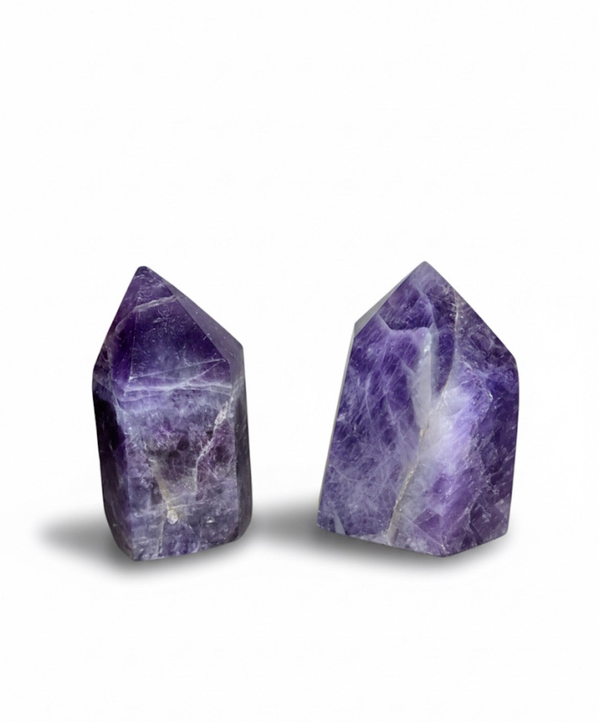 Gaia Gate Wellness | Congolese Chevron Amethyst Generator Points | Third Eye & Crown Chakra

Clarity • Intuition • Spiritual Awareness • Inner Peace