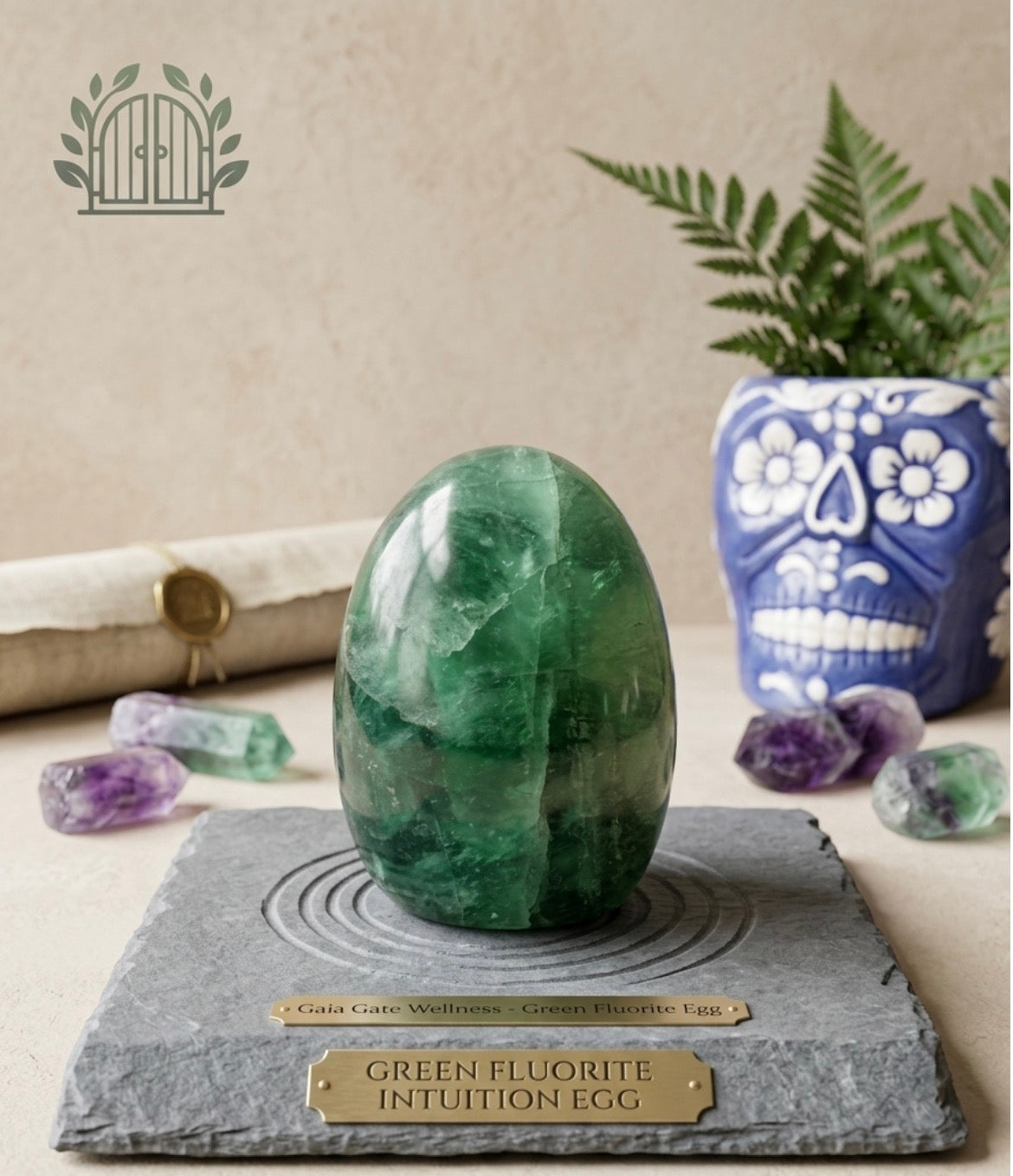 Congolese Green Fluorite Freeform Stones -Heart Chakra Energy