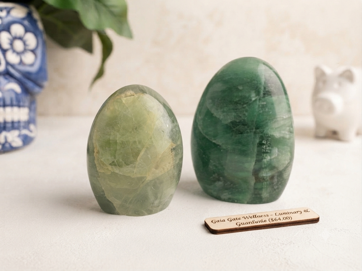 Congolese Green Fluorite Freeform Stones -Heart Chakra Energy