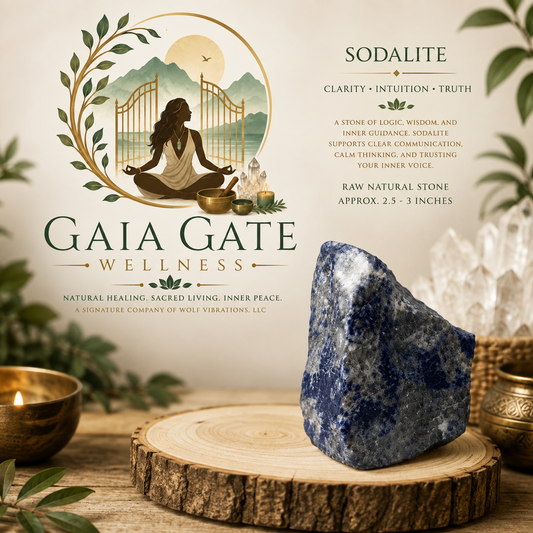 Raw Natural Sodalite Crystal Stone

Third Eye Chakra • Clarity • Intuition • Truth