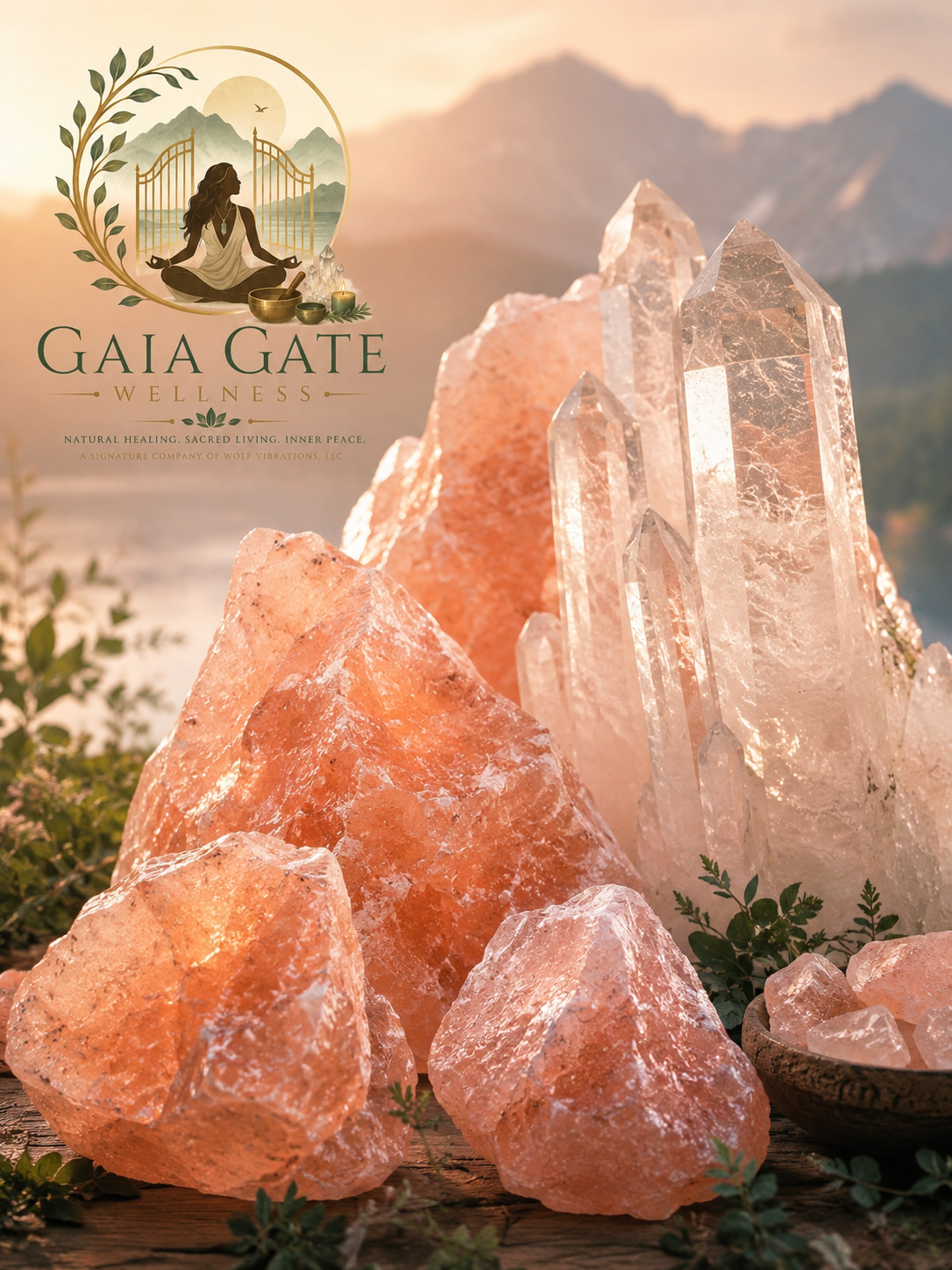 Gaia Gate Wellness  | Custom  Earth & Glow Natural Minerals