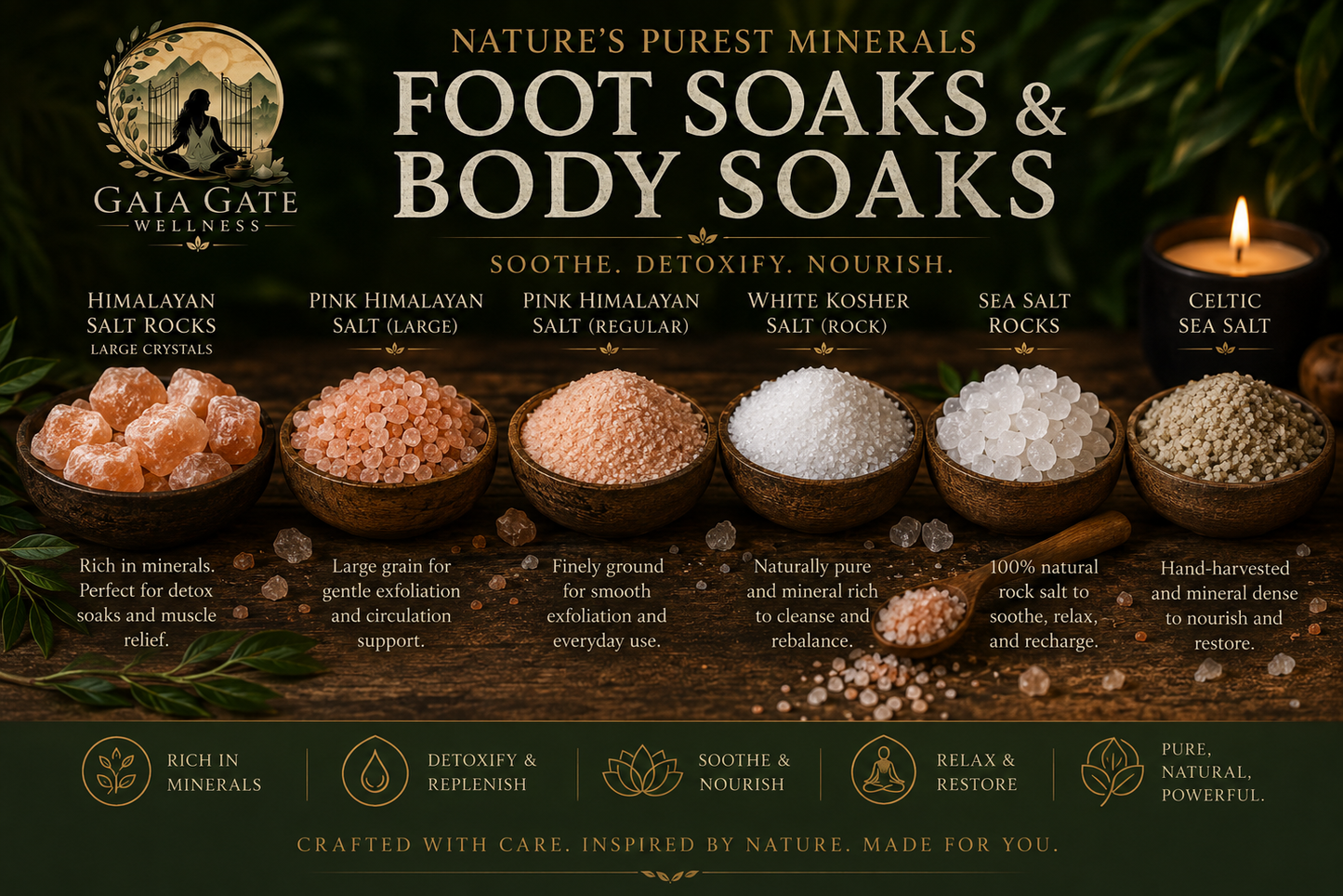 Gaia Gate Wellness  | Custom  Earth & Glow Natural Minerals