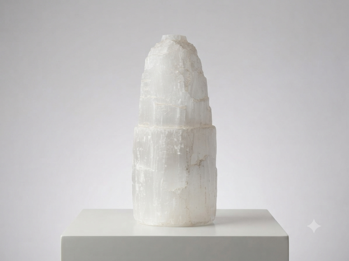 Natural Gypsum (Satin Spar / Selenite) Towers