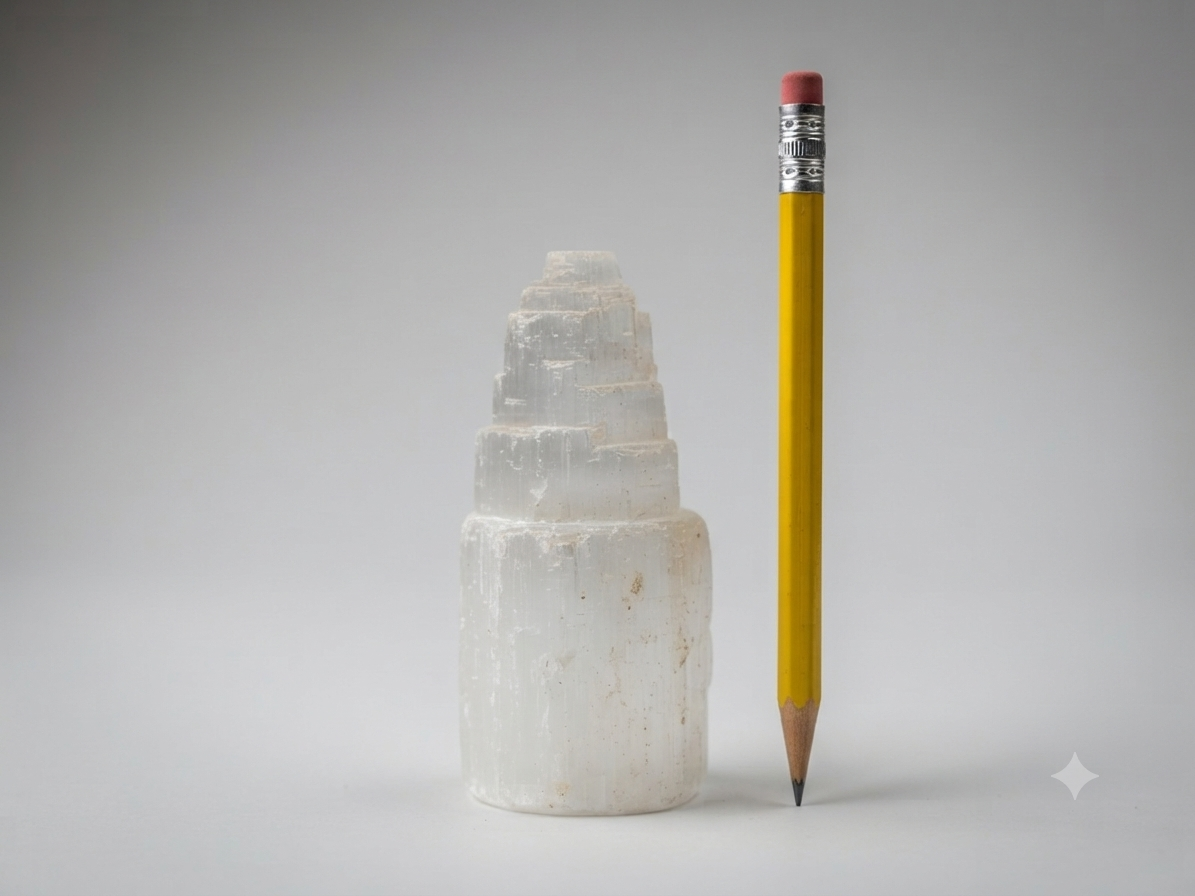 Natural Gypsum (Satin Spar / Selenite) Towers