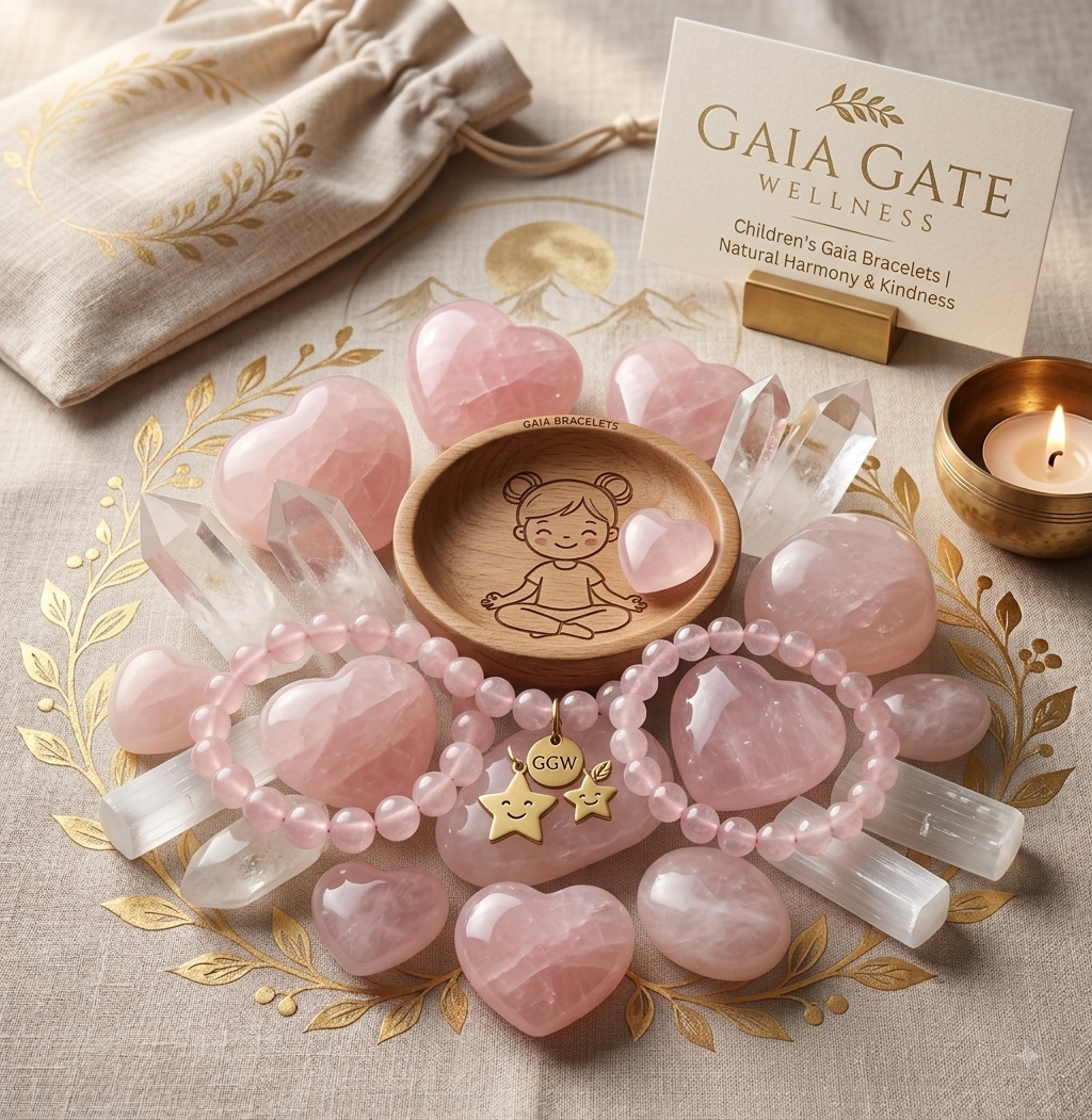 Rose Quartz 💕Gaia’s Little Guardians™ Kids Gemstone Bracelet Collection

Gemstones for growing hearts, confident voices, and curious minds. 🌎✨