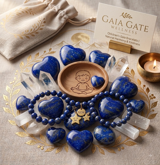 Lapis Lazuli 💙 Gaia’s Little Guardians™ Kids Gemstone Bracelet Collection

Gemstones for growing hearts, confident voices, and curious minds. 🌎✨