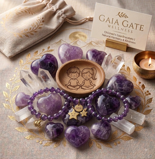 Amethyst💜 Gaia’s Little Guardians™ Kids Gemstone Bracelet Collection

Gemstones for growing hearts, confident voices, and curious minds. 🌎✨