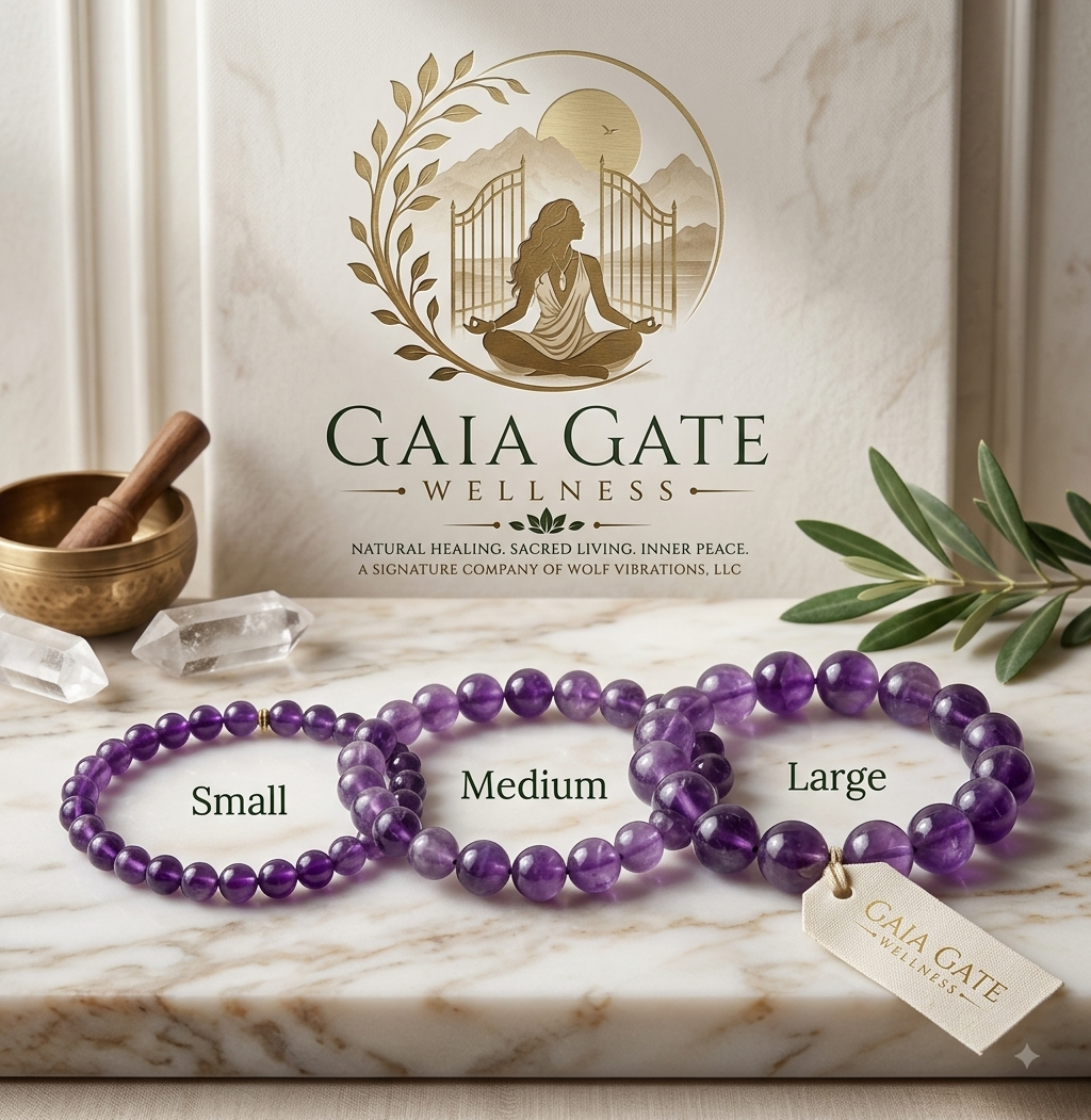 Amethyst💜 Gaia’s Little Guardians™ Kids Gemstone Bracelet Collection

Gemstones for growing hearts, confident voices, and curious minds. 🌎✨
