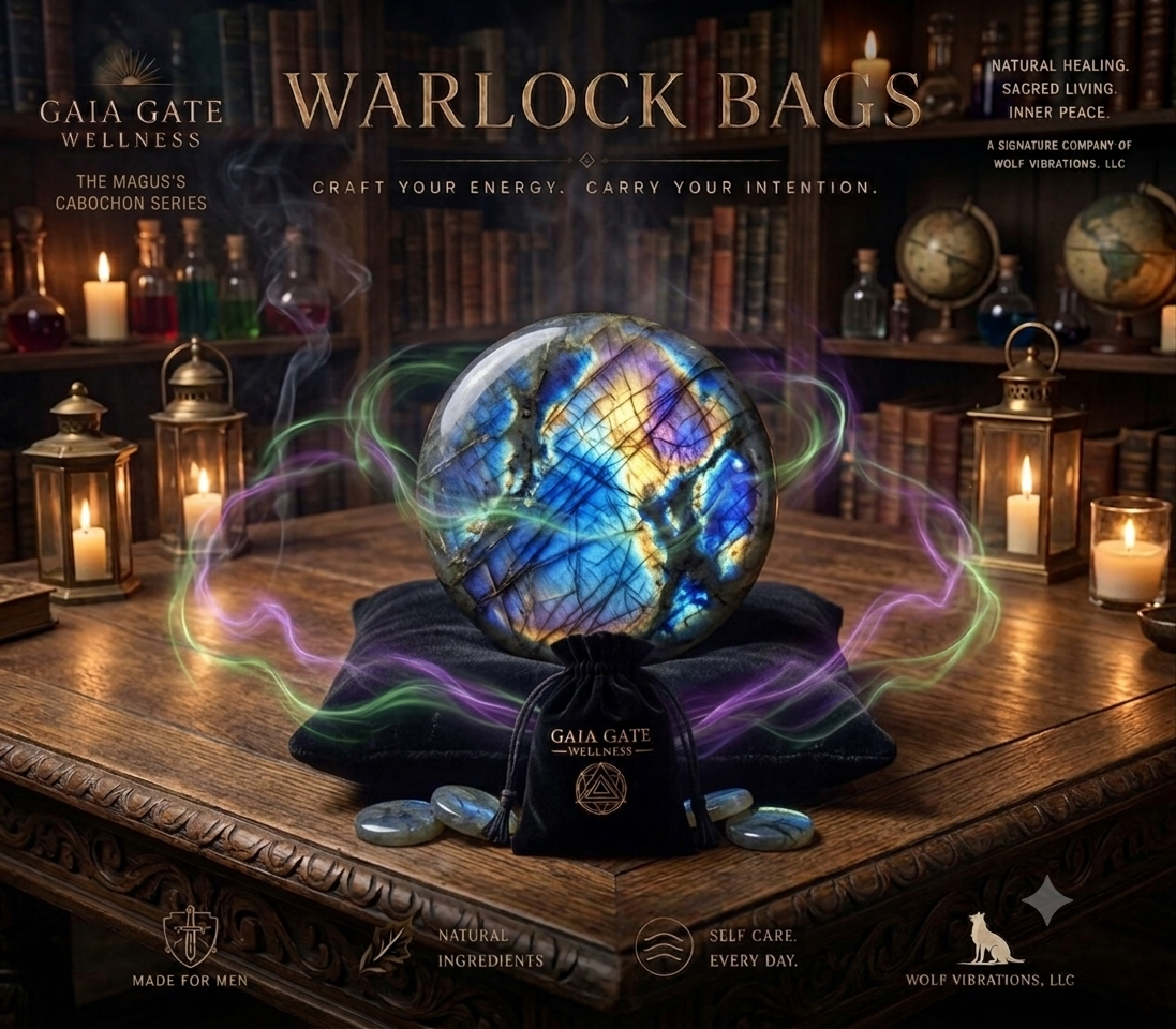 🖤 The Warlock Bag™


A Wizard’s Crystal Companion for the Modern Man