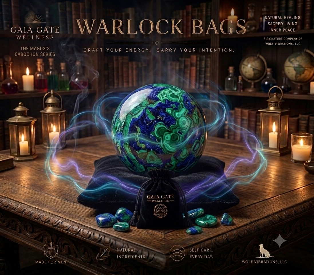 🖤 The Warlock Bag™


A Wizard’s Crystal Companion for the Modern Man
