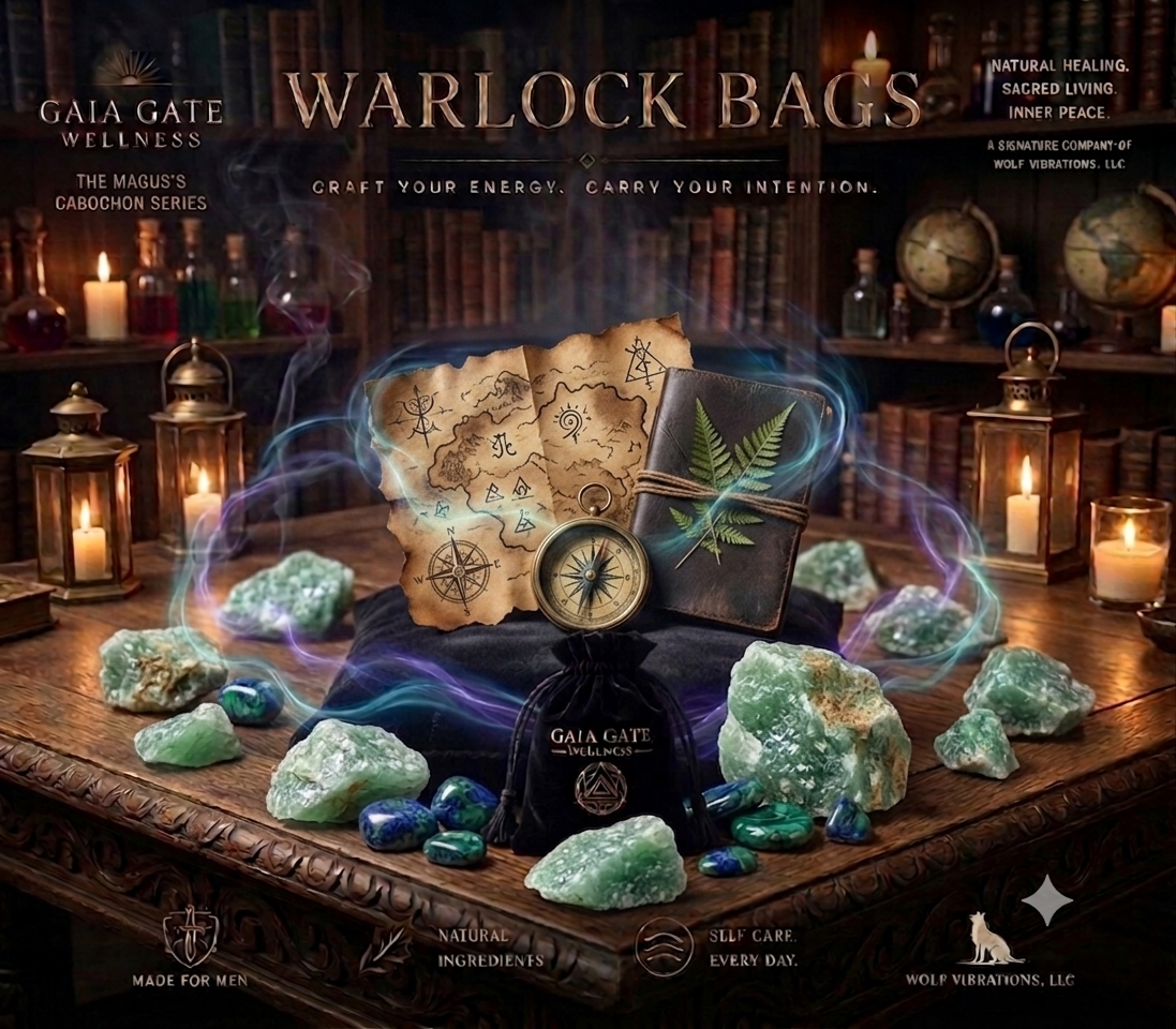 🖤 The Warlock Bag™


A Wizard’s Crystal Companion for the Modern Man
