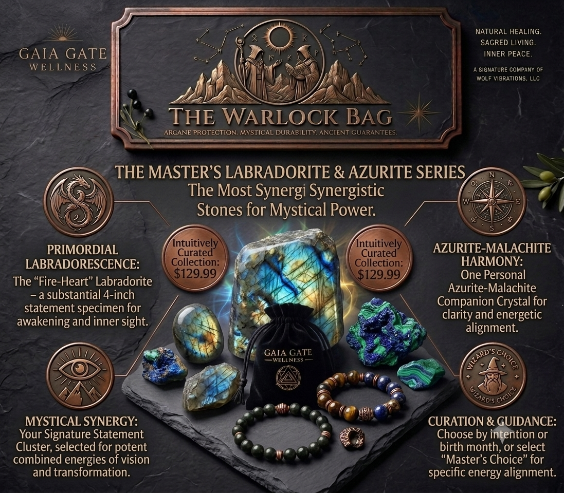 🖤 The Warlock Bag™


A Wizard’s Crystal Companion for the Modern Man
