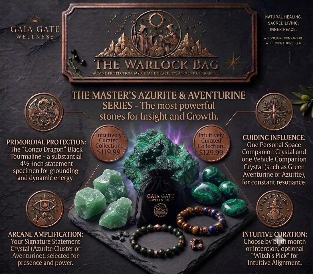 🖤 The Warlock Bag™


A Wizard’s Crystal Companion for the Modern Man