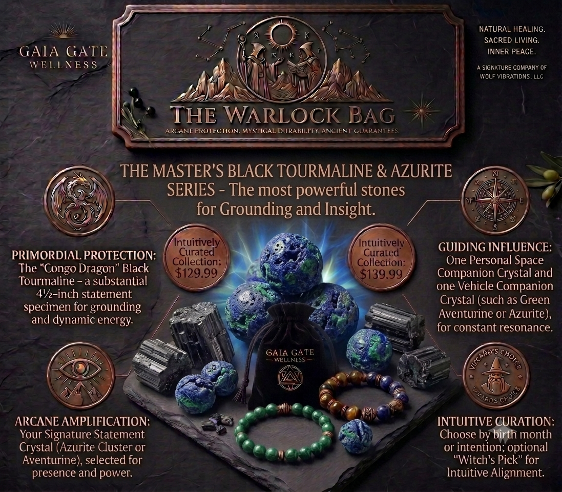 🖤 The Warlock Bag™


A Wizard’s Crystal Companion for the Modern Man
