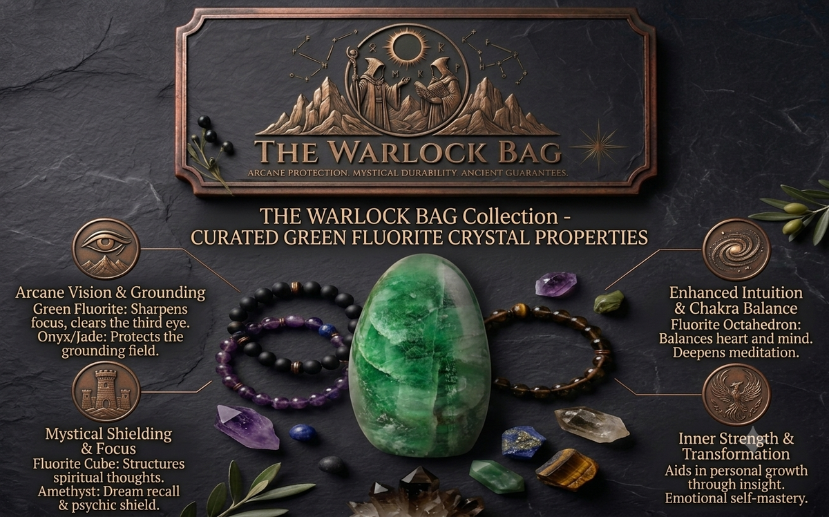 🖤 The Warlock Bag™


A Wizard’s Crystal Companion for the Modern Man